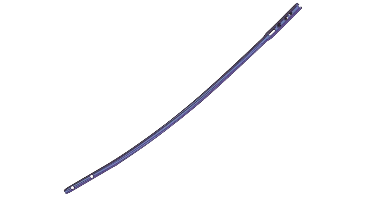Titanium Cannulated Adolescent Lateral Entry Femoral Nail side view