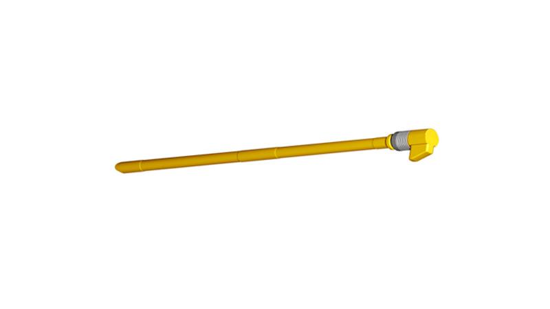 rod holder push rod for percutaneous pedicle screw placement