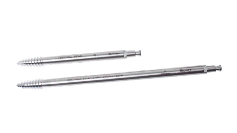 femoral head corkscrew short and femoral head corkscrew long