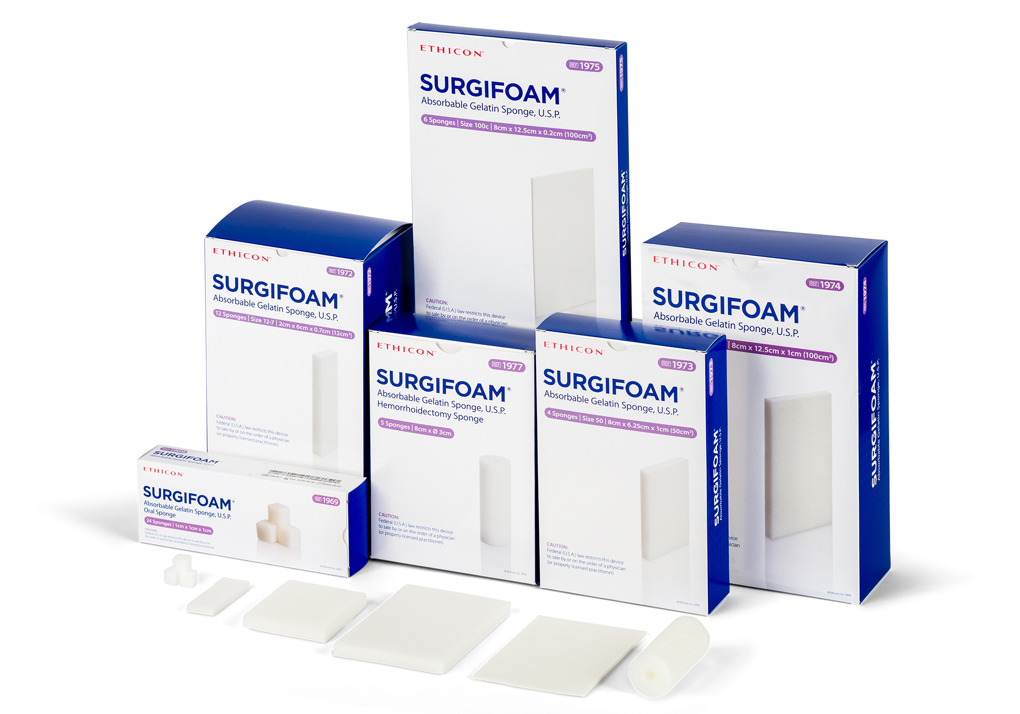 SURGIFOAM Absorbable Gelatin Products