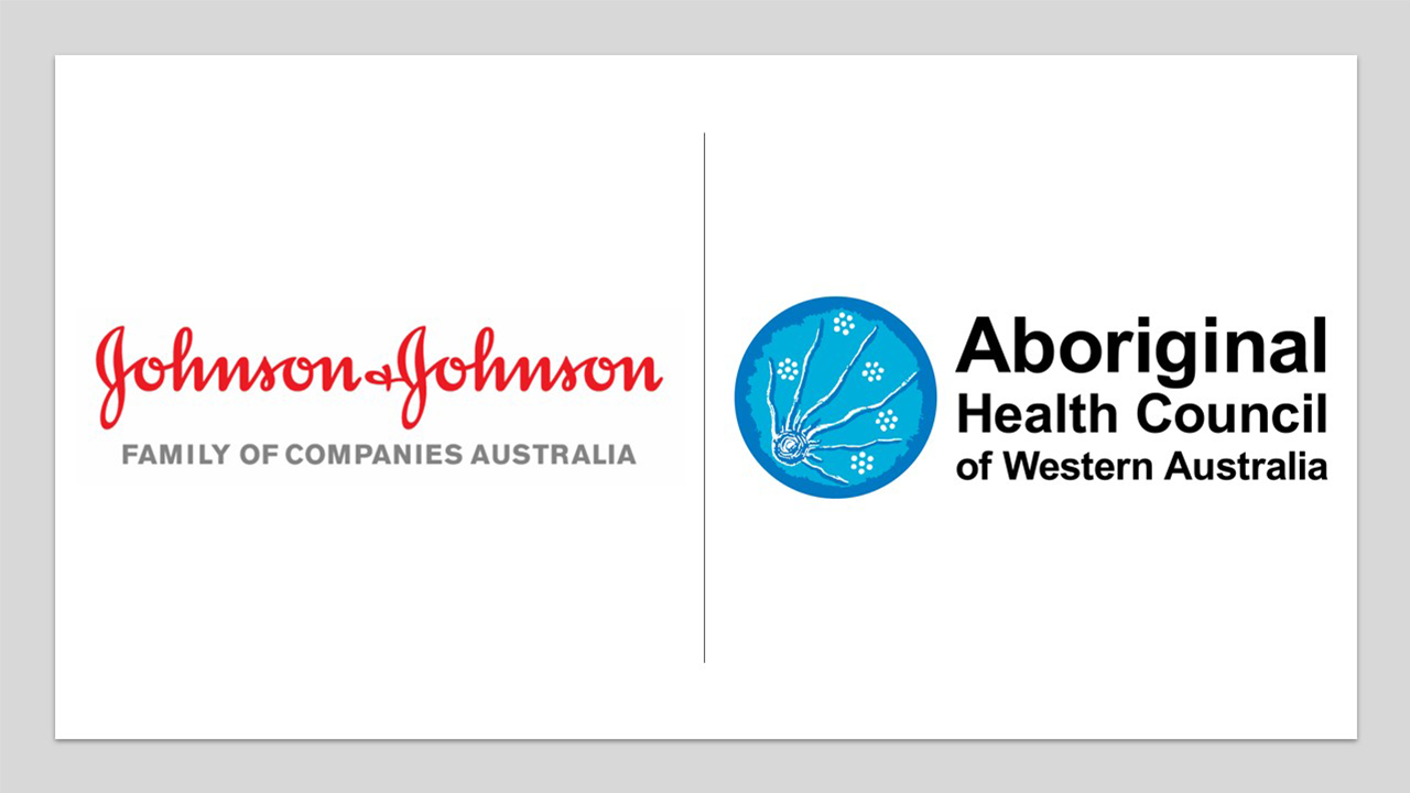 J&J logo and Aboriginal Health Council of Western Australia logo