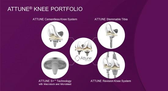 attune knee portfolio