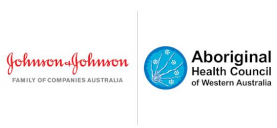J&J logo and Aboriginal Health Council of Western Australia logo
