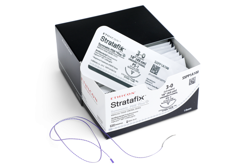 stratafix barbed suture and packaging