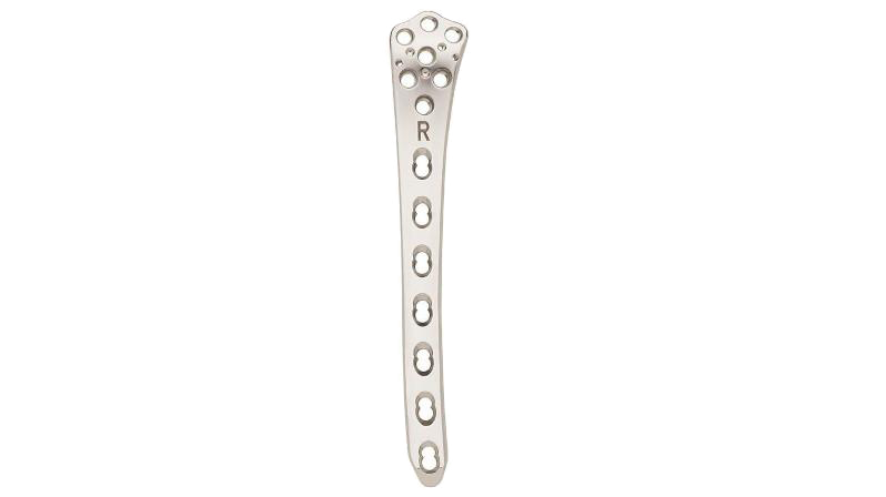The LCP Distal Femur Plate shown on a white background